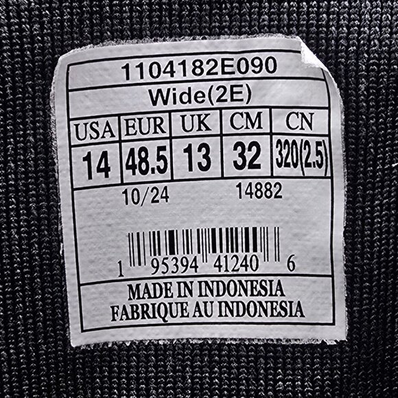 Brooks Ghost 16 Men’s 14 Wide 2E Black Running Shoes Athletic Sneakers Walking - Picture 9 of 9